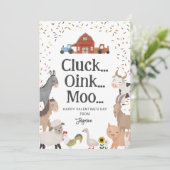 Kids Farmyard Kids Valentinstag Feiertagskarte (Stehend Vorderseite)