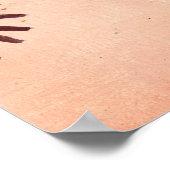 Kids Feen & Dragon pink Märchendarstellung Poster (Ecke)