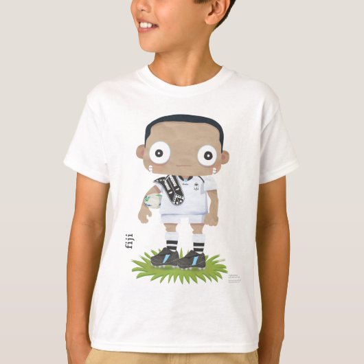 Kids Fiji Rugby T - Shirt (Vorderseite)