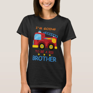 Kids Fire Department Ankündigung von Geschwistern  T-Shirt
