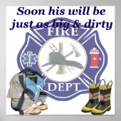 Kids Fire Dept Poster (Vorne)