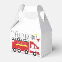 Kids Firetruck Fun Confetti Geburtsname