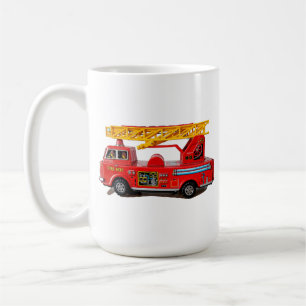 KIDS FIRETRUCK T - SHIRT KAFFEETASSE