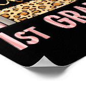 Kids First Day Of School Girls Ck To School Hello  Poster (Ecke)