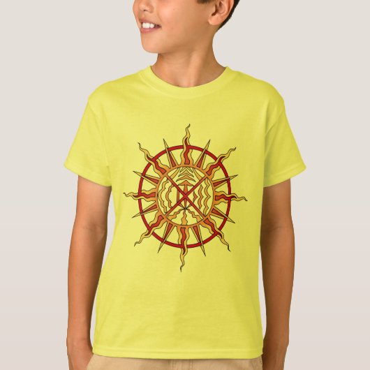 Kid's First Nations T - Shirt Spirituelle Stammesk (Vorderseite)