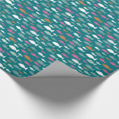 Kids-Fische Geschenkpapier (Ecke)