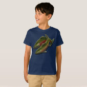 Kids Fischen T - Shirt Cool Coho Lmon Fisch Shirts (Vorne ganz)