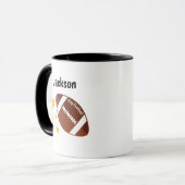 Kids Flag Football Stars Personalisiert Tasse (Vorderseite Links)