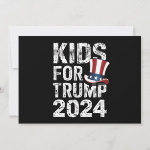 Kids for Trump USA Election 2024 Einladung