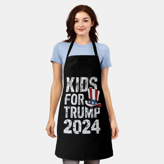 Kids for Trump USA Election 2024 Schürze (Getragen)