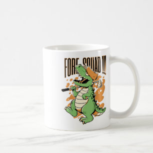 Kids Fore Squad T-Rex Dinosaur Golfspieler Grafik Kaffeetasse