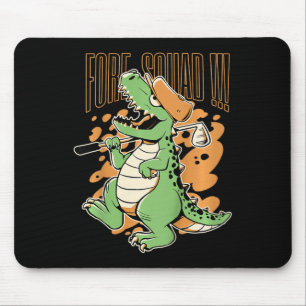 Kids Fore Squad T-Rex Dinosaur Golfspieler Grafik Mousepad