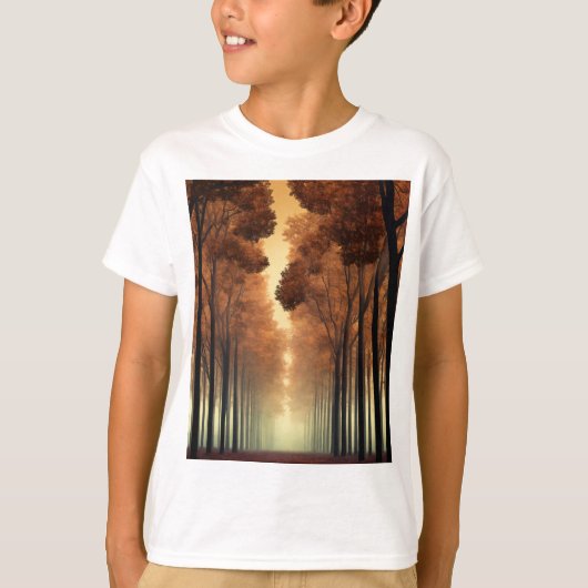 Kids Forest Tree Logo T-Shirt | Nature Adventure T (Vorderseite)
