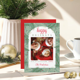 Kids Foto Happy Holiday Card Feiertagskarte