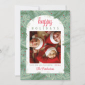 Kids Foto Happy Holiday Card Feiertagskarte (Vorderseite)