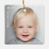 Kid's Foto Keramikornament (Vorderseite)