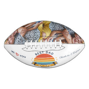 Kids Fotos Best Vater Vathers Day Retro Football