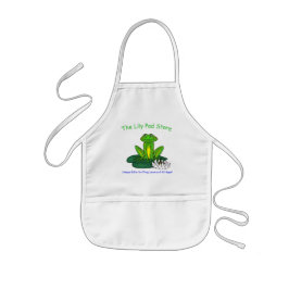 Kid's Frog on a Lily Pad Apron Kinderschürze