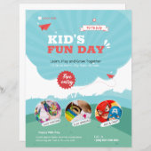 Kids Funday Flyer Template (Vorne/Hinten)