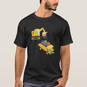 Kids Funny Bunny Drive Ausgrabungsgraben Baden Eie T-Shirt