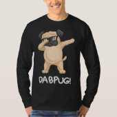 Kids Funny Dabbing Mops Geschenkgutbrille Dabpug T-Shirt (Vorderseite)