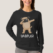 Kids Funny Dabbing Mops Geschenkgutbrille Dabpug T-Shirt (Vorderseite)