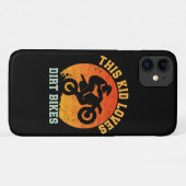 Kids Funny Dirt Bike Case-Mate iPhone Hülle (Rückseite (Horizontal))