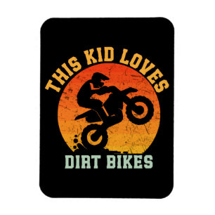 Kids Funny Dirt Bike Magnet