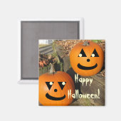 Kids Funny Halloween Country Pumpkins Magnet (Vorderseite/Rückseite)