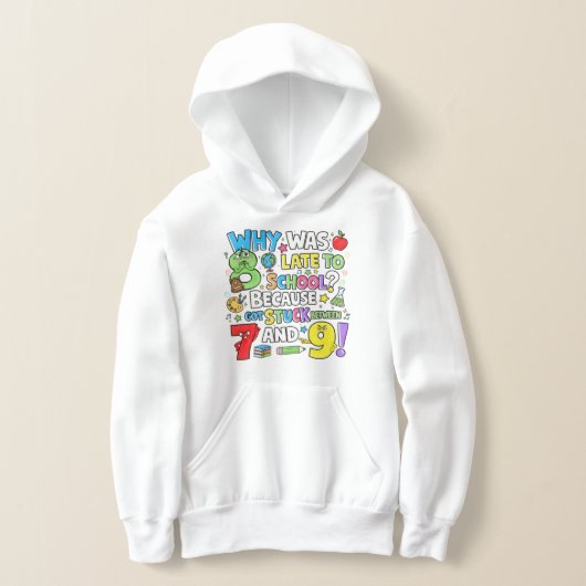 Kids Funny Maths Hoodie | Numbers Joke UK (Ablage )