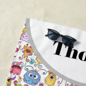 Kids Funny Monsters anpassen Strandtuch (Beispiel)