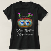 Kids Funny Scottish Haggis, Robert Burns Night Chi T-Shirt (Design vorne)