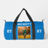 Kids für benutzerdefinierte Spielernummern halten Duffle Bag (Vorderseite)