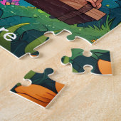 Kids Fusion of Fantasy und Anime Art Puzzle (Seite)