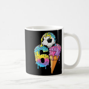 Kids Fußball-Drip-Eiscreme Nummer 67 Jungen Fußbal Kaffeetasse