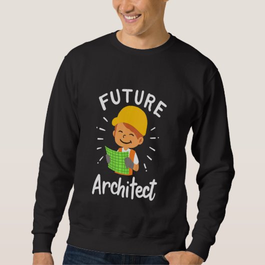 Kids Future Architect Architect Cad Engineer so Sweatshirt (Vorderseite)