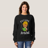 Kids Future Architect Architect Cad Engineer so Sweatshirt (Vorne ganz)