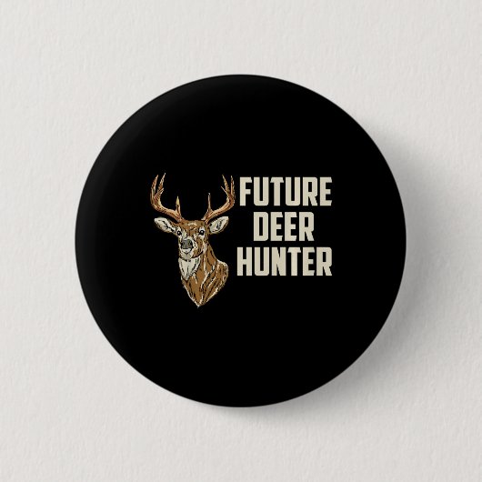 Kids Future Deer Hunter Daddy's Jagd Buddy Todd Button (Vorderseite)