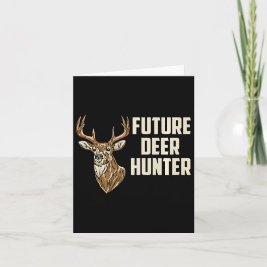 Kids Future Deer Hunter Daddy's Jagd Buddy Todd Karte (Vorderseite)