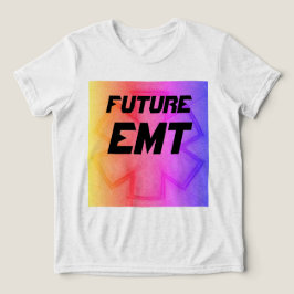 Kids Future EMT gelb pink & lila Lebensstern Tri-Blend Shirt