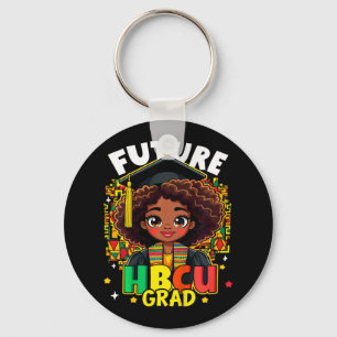Kids Future Hbcu Grad Black Girl Kinder Afro Black Schlüsselanhänger