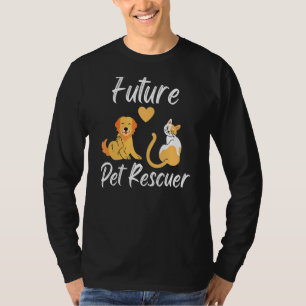 Kids Future Pet Rescuer Kinder Hunde Rettung Tier  T-Shirt