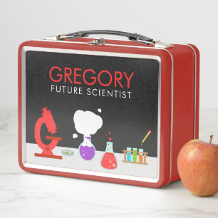 Kids Future Scientists Metall Brotdose