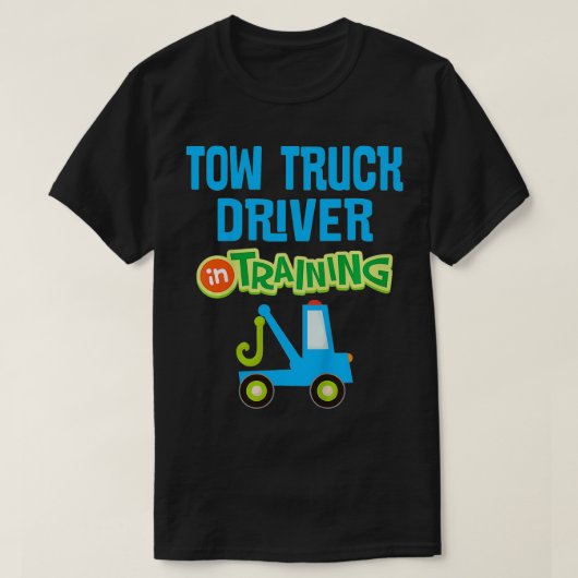 Kids Future Tow Truck Driver in Training T-Shirt (Design vorne)