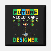 Kids Future Video Game Developer Kinderspiel Magnet (Vorne)