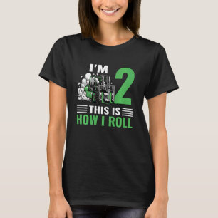 Kids Gabelstaplerfahrer Gabelstapler Ich bin 2 Jah T-Shirt