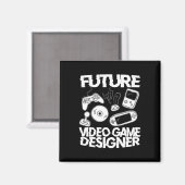 Kids Game Programming Future Video Game Designer G Magnet (Vorderseite/Rückseite)