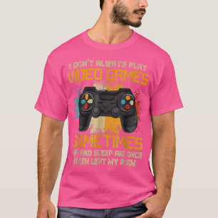 Kids Gamer Ich spiele nicht immer Video Games Gesc T-Shirt