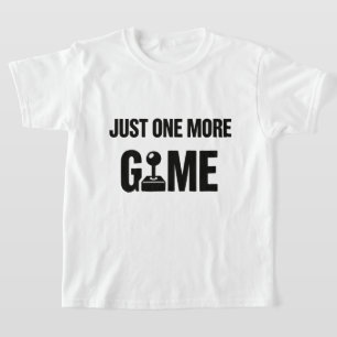Kids Gamer T-Shirt – „Noch ein Spiel“