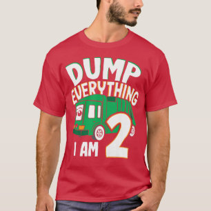 Kids Garbage Truck Dumb Alles Im 2 Mülleimer T-Shirt
